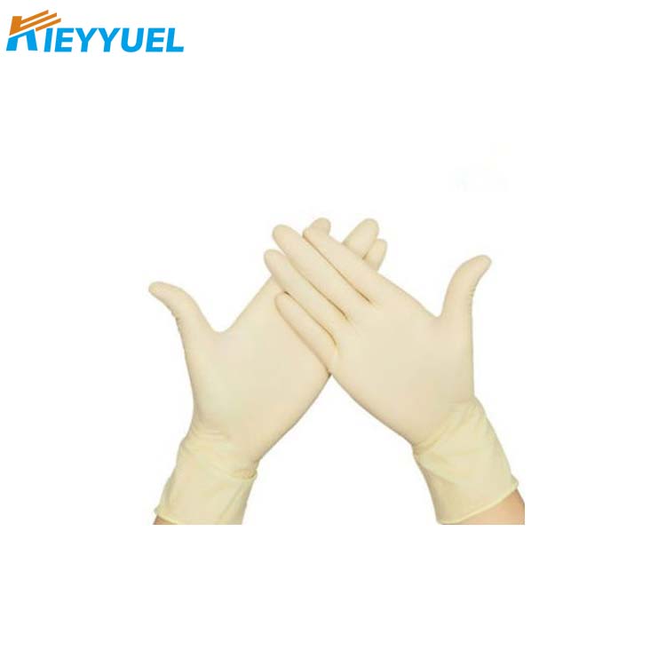 Engangsmedicinske latexhandsker